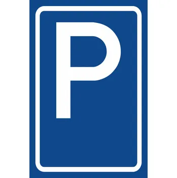 Parkoviště UV tisk plast 5mm 400 x 300 mm