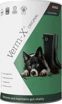 Antiparazitikum pro psa Verm-X Přírodní granule proti střevním parazitům pro psy