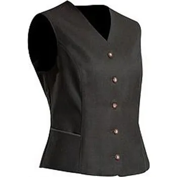 Dámská vesta Petex Nikola Gabarden Melanž khaki dámská společenská vesta Velikost: 36,