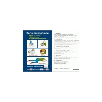 Lékárnička Karta první pomoci - česky
