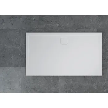 Sprchová vanička Livada - obdélníková sprchová vanička 140x80, litý mramor, odtok na delší straně W20AL08014004