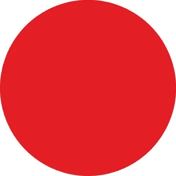 Značení Podlahová značka - Kruh červený podlahové samolepky průměr 90 mm