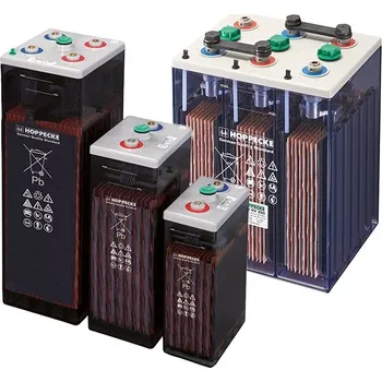 solární baterie Solární baterie Hoppecke Sun Power VL 2-2170, 2V / 2170 C100 (Solární cyklický WET akumulátor OPzS)