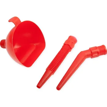 Kanystr Nálevka na palivo černá / červená