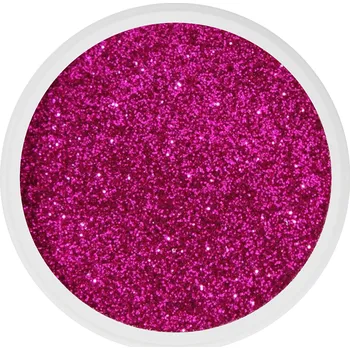 Umělé nehty Jemný glitrový prach na nehty - BROKÁT FUCHSIA (Fialkový brokát na nehty, 3g)