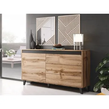 Komoda Komoda Elsie, Barva: wotan + wotan + antracit MIRJAN 5902928125924