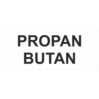 Propan butan samolepící vinylová fólie 148 x 52 mm
