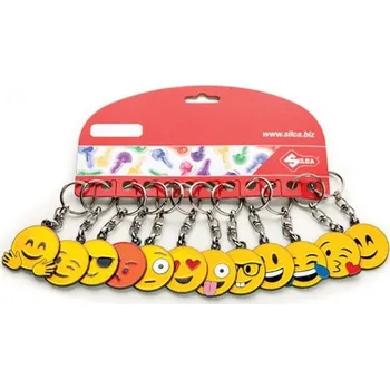 Set přívěšků smajlík (Silca) | Železářství Klíče, příslušenství Příslušenství, přívěšky, visačky Přívěsky na klíče, popruhy na klíče