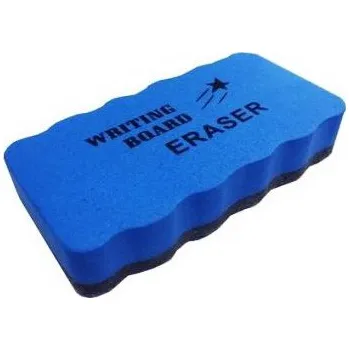 Kancelářský nábytek Magnetická omyvatelná houba červená žlutá zelená modrá (houbička stěrka Eraser magnetické houby na tabuli, popisovač, tabule)