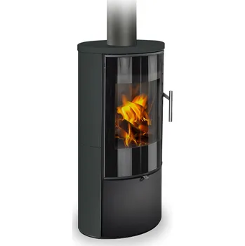 Krbová kamna ROMOTOP LAREDO 01 keramika černá matná 49400 - krbová kamna