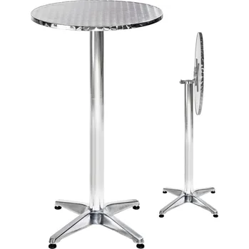 Zahradní stůl Tectake 401491 barový stolek hliníkový 60 cm