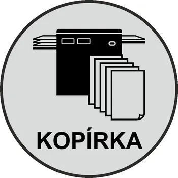Samolepící etiketa Kopírka - stříbrná mat samolepící vinylová fólie 90x90 mm