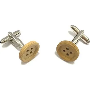 Manžetový knoflíček Manžetové knoflíčky Knoflík Dřevo