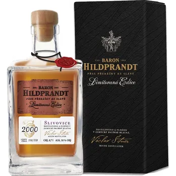 Pálenka Baron Hildprandt Slivovice 2000 limitovaná edice 50 % 0,7 l