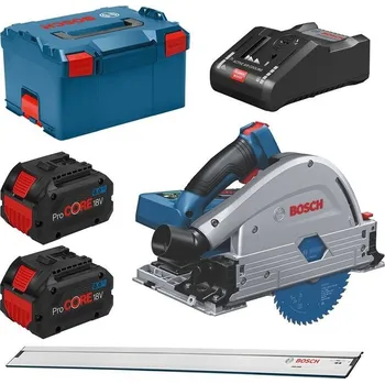 Okružní pila BOSCH GKT 18V-52 GC 2x 8,0 Ah + kufr L-Boxx