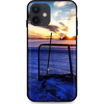 Pouzdro na mobilní telefon Kryt iPhone 12 silikon Hockey Sunset (obal neboli pouzdro na iPhone 12)