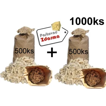 Podpalovač Podpalovač.eu - Přírodní ekologický podpalovač 60 mm - 1000 ks