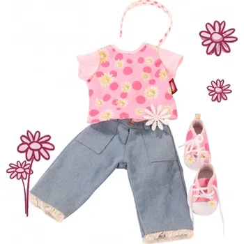 Doplněk pro panenku Götz obleček na panenku 45-50 cm Kombi Daisies