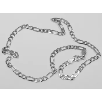 Řetízek RiverSperky Stříbrný řetízek Figaro 04 50