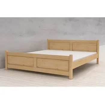 Postel Via-nábytek Postel NIKOLAS masiv borovice Rozměry: 90 x 200, Povrchová úprava postele: Moření odstín dub