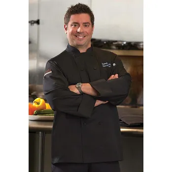 Gastro oděv Kuchařský rondon Chef Works JLLS - černý/bílý bílá,S ChW-JLLS-W-S