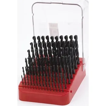 Vrták KRAFTWERKTOOLS Sada vrtáků do kovu 1,0-10,0mm /0,1mm válcované HSS-R DIN338 91ks