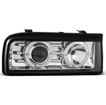 Přední světlomet TUNING-TEC Přední světla VW Corrado 87-95 Angel Eyes - chrom