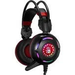 A4TECH Bloody G300, černé (Black), herní sluchátka, jack 3,5mm, s mikrofonem, USB, 32 Ohm