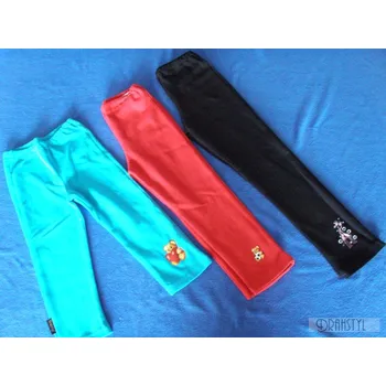 Dívčí legíny dívčí legíny, velikost 104, Barva růžová tmavší, Složení materiálu 98% bavlna 2% lykra