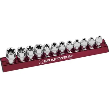 Gola sada KRAFTWERKTOOLS Sada 3/8" nástavců Torx E4-E20 /28mm 12ks MAGALU