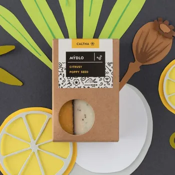 Mýdlo Caltha kosmetika Mýdlo Citrusové „Poppy seed“ 100g