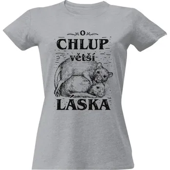 Dámské tričko Tričko s potiskem O chlup dámské