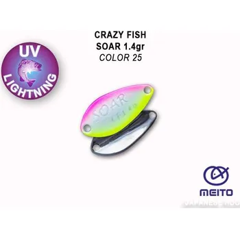 Umělá nástraha Plandavka Crazy Fish Soar 20mm 1,4g color 25