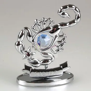 Žertovný předmět Znamení zvěrokruhu Crystocraft ŠTÍR - stříbrná