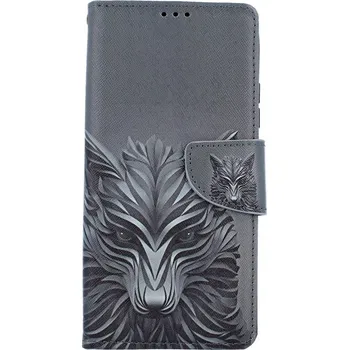 Pouzdro na mobilní telefon Pouzdro Samsung A42 knížkové Vlk (kryt neboli obal na Samsung A42)