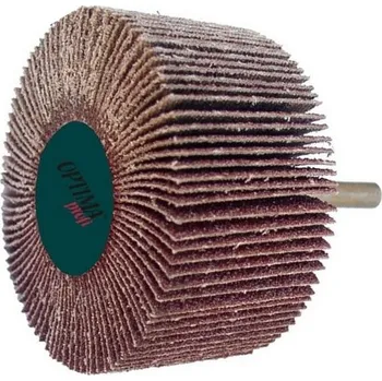Brusný kotouč KRAFTWERKTOOLS Lístkový kotouč na stopce zrno Normal korund OPTIMA Varianta: Lístkový kotouč 40x20-6mm / zrno 120 - Normal korund