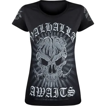 Dámské tričko tričko dámské - DEAMON - VICTORY OR VALHALLA - VOV023DA - L