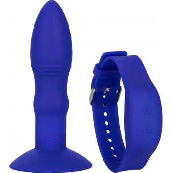 Anální kolík Kolík anální CalExotics ECLIPSE Wristband Remote Rimming Probe modrý - s kupónem KUP15 cena 1419 Kč + extra diskrétní expedice