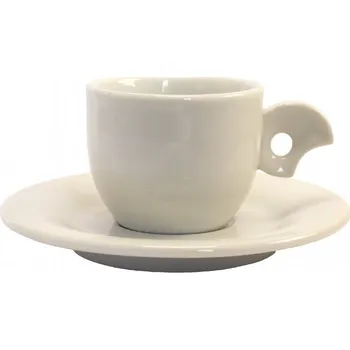 Karlovarský porcelán DOVA šálek na espresso s podšálkem 80 ml
