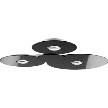 Lodes 16134 2227 Bugia Triple Mega, stropní svítidlo, 3x15W LED 3000K, černá, délka 79cm