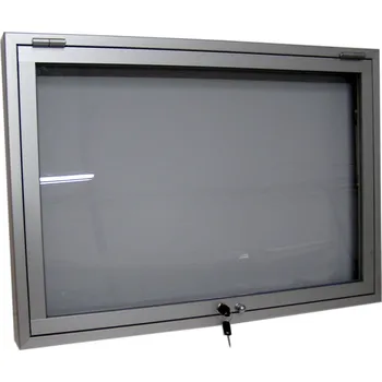 EXPOINT Vitrína závěsná s úzkým profilem s otvíráním nahoru Název: Formát 1xA2, rozměr: šířka 550 x výška 720 x hloubka 69mm