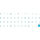 Polepky na klávesnici: Azbuka -…