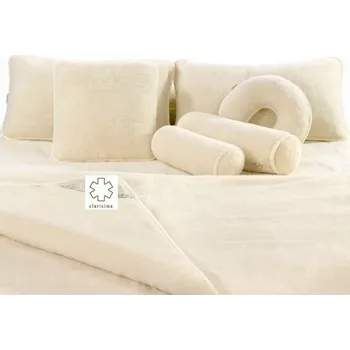 Deka z ovčí vlny 100x140cm bílá, Barevné varianty Bílá, Velikosti 140x100 cm 200-100-00179