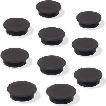 Kancelářský nábytek Magnety, černá, 25 mm, 10 ks, SIGEL ,balení 10 ks SIGEL