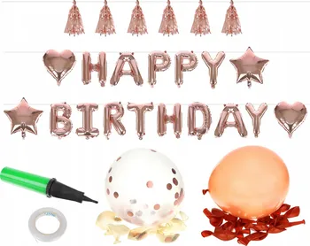 Balónek ISO 8866 Happy Birthday