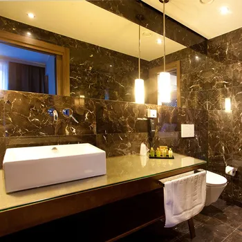 Obklad Mramor Emperador Dark leštěný 30,5x30,5x1 cm