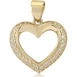 Lillian Vassago Zlatý přívěsek se zirkonem Srdce LLV06-GP126