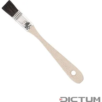 Lak na dřevo Dictum 706109 - Fine-Hair Brush, Head Width 13 mm - Štětec