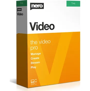 Nero Video elektronická verze 1 zařízení trvalá licence Video software Nero Video elektronická verze 1 zařízení trvalá licence