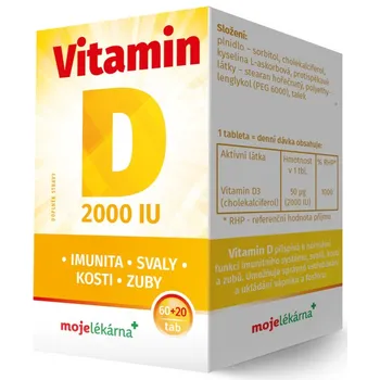 Galmed Vitamín D 2000 IU 80 tbl.